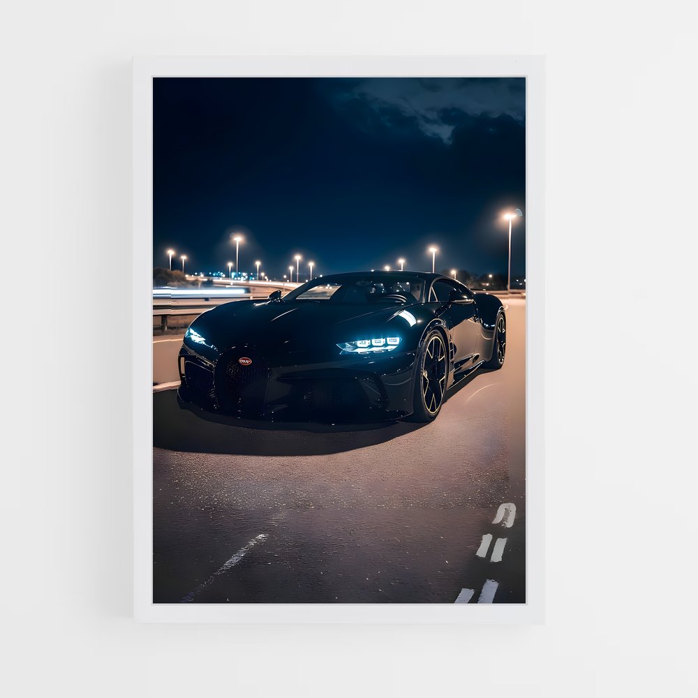 Poster Vitesse élégance immobile – affiche Bugatti (vue 3)